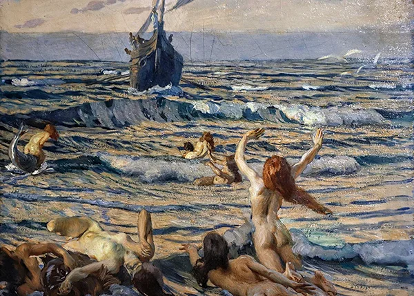 Return of Ulysses 1919 By Ettore Tito