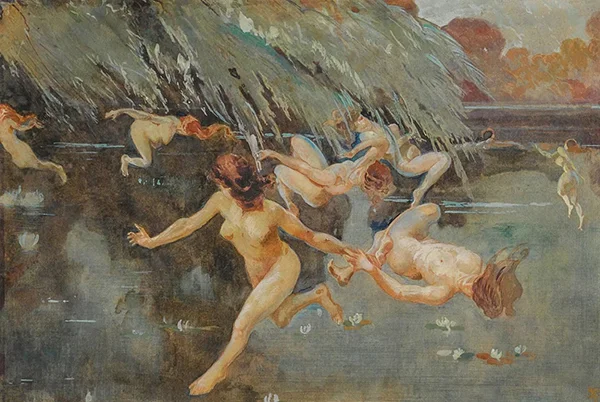 The Dance of the Nymphs By Ettore Tito