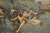 The Dance of the Nymphs By Ettore Tito
