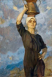 The Samaritan Woman By Ettore Tito