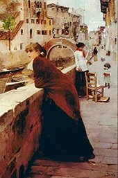 Waiting By Ettore Tito