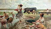 Women in the Rice Fields of Polesine By Ettore Tito