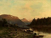After the Fishing 1876 By Morten Muller