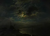 Moonlight Landscape By Morten Muller