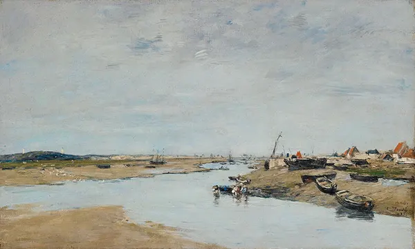 Etaples 1886 By Eugene Boudin