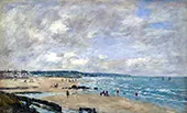 Trouville Beach 1893 By Eugene Boudin