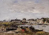 View of the Port Trouville 1896 By Eugene Boudin
