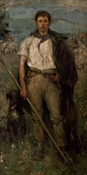 The Shepherd By Edward Arthur Walton