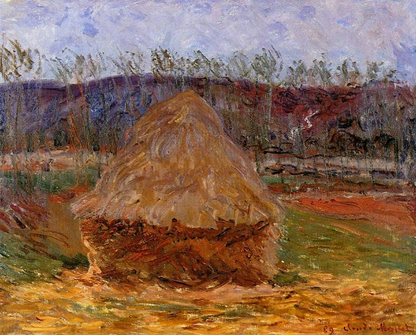 Grainstack at Giverny 1889 By Claude Monet
