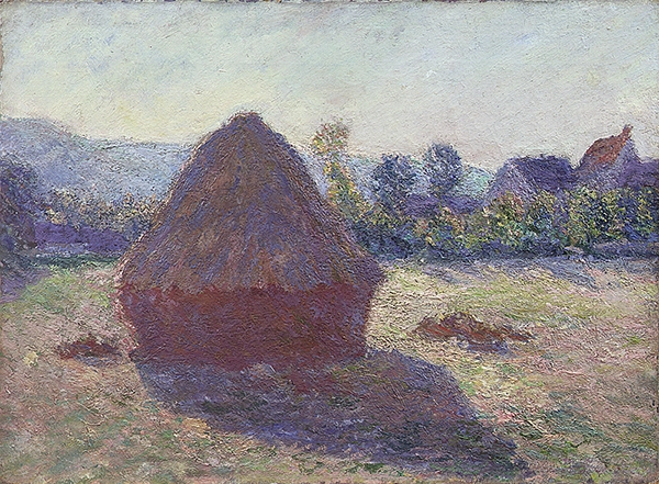 Haystack in the Evening Sun 1891 By Claude Monet