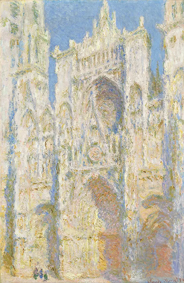 Rouen Cathedral Full Sunlight 1894 By Claude Monet