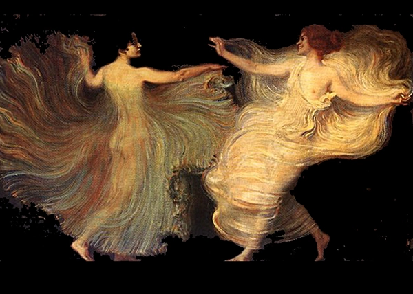 Dancers 1896 By Franz von Stuck
