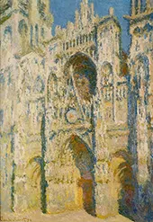 Rouen Cathedral the Portal and the Tower d'Allban on the Sun 1894 By Claude Monet