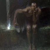 Lucifer 1890 By Franz von Stuck