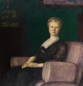 Portrait of Luise Bestehorn 1917 By Franz von Stuck