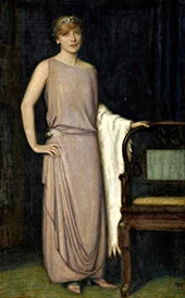 Portrait of Marianne Mechler 1924 By Franz von Stuck