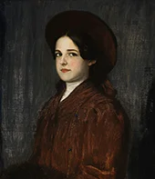 Portrait of Mary Stuck 1910 By Franz von Stuck