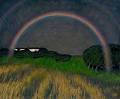 Rainbow Landscape 1927 By Franz von Stuck