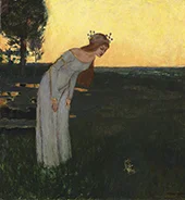 The Fairy Tale of the Frog King 1891 By Franz von Stuck