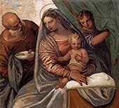 The Holy Family By Paolo Veronese