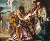 The Martyrdom and Last Communion of Saint Lucy By Paolo Veronese