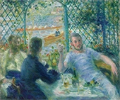Lunch at The Restaurant Fournaise 1875 By Pierre Auguste Renoir