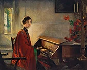 Mary at the Harpsichord By Edmund Tarbell