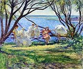 My Family at Cotuit By Edmund Tarbell