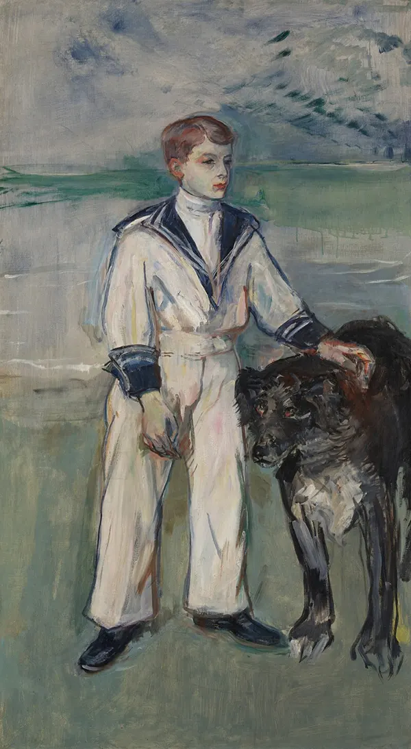 The Child with Dog Son of Madame Marthe 1900 By Henri De Toulouse Lautrec