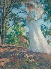 On Bos'n's Hill 1901 By Edmund Tarbell