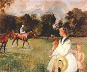 Schooling the Horses 1902 By Edmund Tarbell