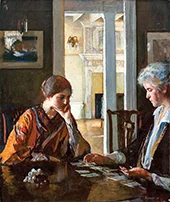 Solitaire 1927 By Edmund Tarbell