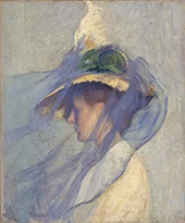 The Blue Veil 1898 By Edmund Tarbell