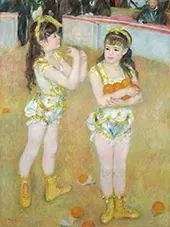 Acrobats at the Cirque Fernando 1879 By Pierre Auguste Renoir