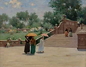 In the Park c1894 By Luther Emerson van Gorder