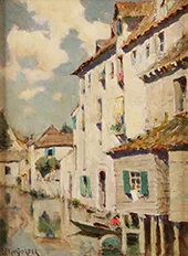 Old French Houses c1910 By Luther Emerson van Gorder