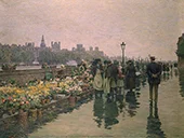 Quai Aux Fleurs Paris 1911 By Luther Emerson van Gorder