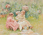 Tea in the Garden By Luther Emerson van Gorder