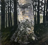 Birch in a Forest 1903 By Gustav Klimt
