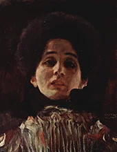 Portrait of a Woman 1898 By Gustav Klimt