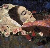 Ria Munk on Her Deathbed 1912 By Gustav Klimt