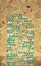 Rosebush from the Stoclet Frieze By Gustav Klimt