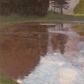 Tranquil Pond Egelsee near Golling Salzburg 1899 By Gustav Klimt