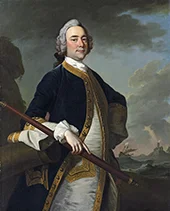Portrait of a Flag Officer By Thomas Hudson