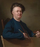 Portrait of Jozef van Aken 1745 By Thomas Hudson