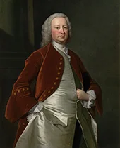 Portrait of Thomas Popham 1749 By Thomas Hudson