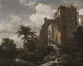 Entrance Gate of the Castle of Brederde c1655 By Jacob van Ruisdael
