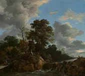 Landscape c1670 By Jacob van Ruisdael