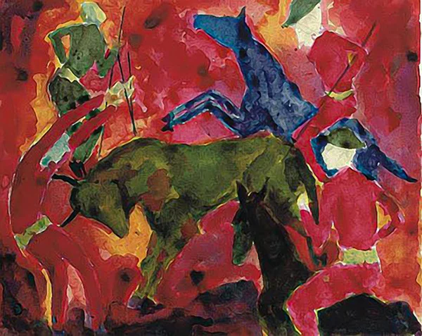 Bull Fight By Hanns Ludwig Katz