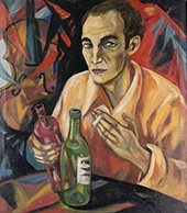 Self Portrait with Cigarette 1930 By Hanns Ludwig Katz